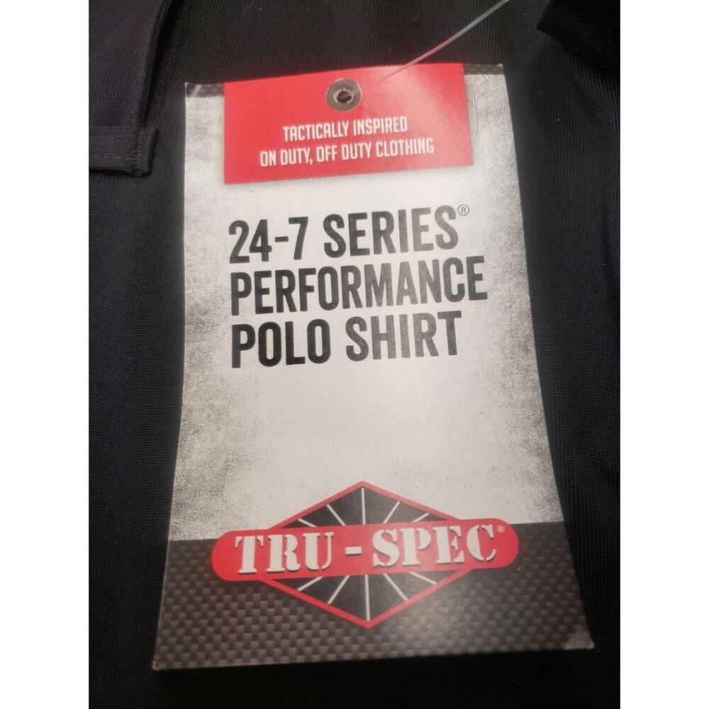 TRU-SPEC Women's Polo Shirt Navy Performance 24-7 Polyester Short Sleeve Small - Picture 3 of 6